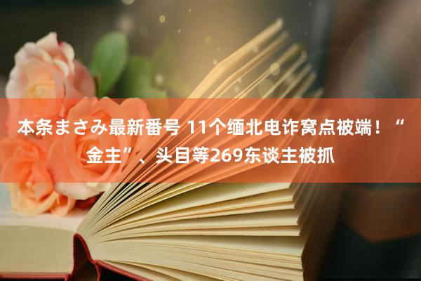 本条まさみ最新番号 11个缅北电诈窝点被端！“金主”、头目等269东谈主被抓